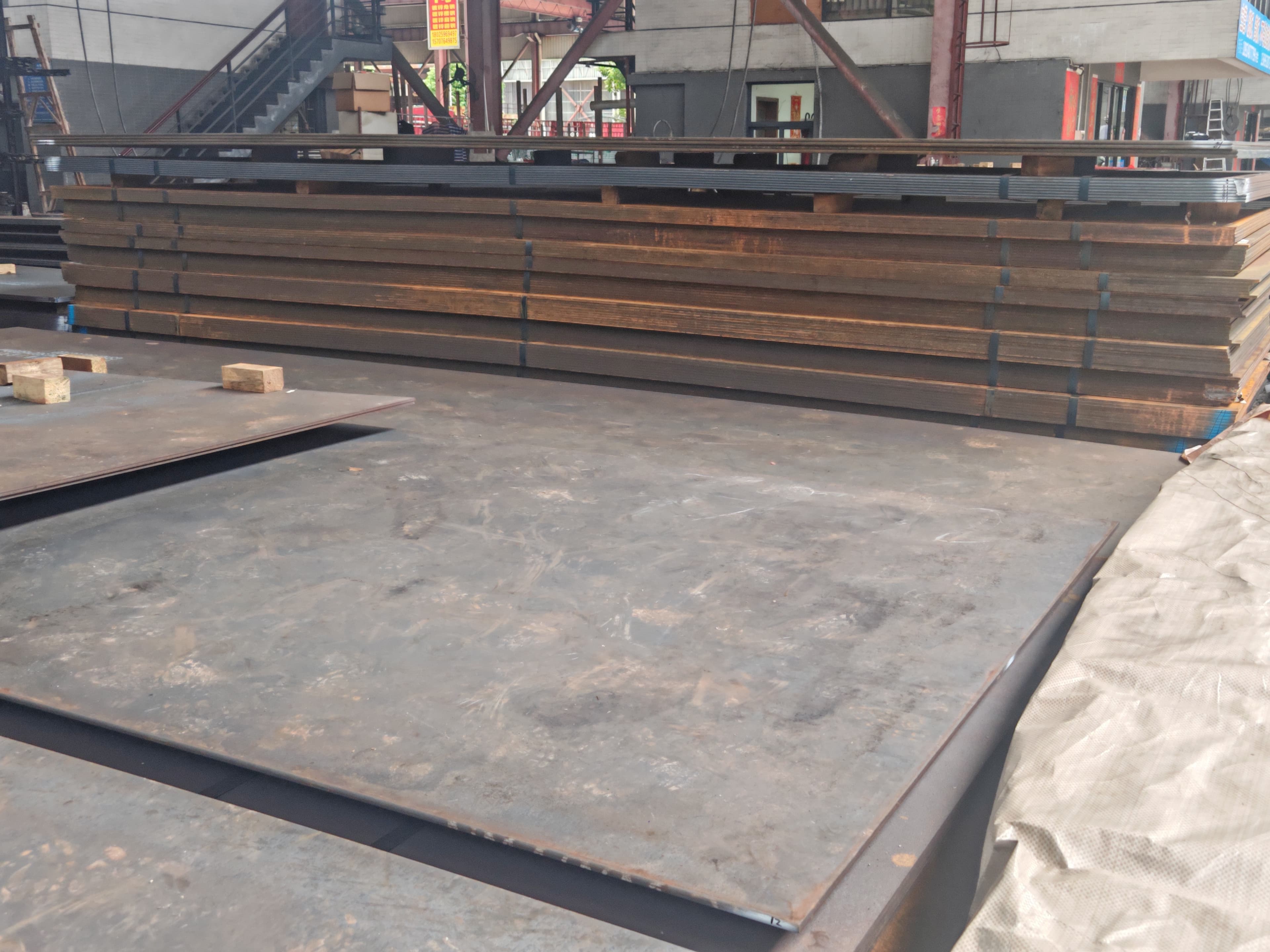 NM500 steel plate warehouse stock